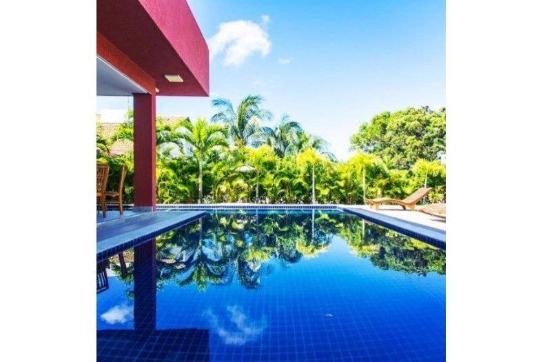 Casa Okkara Itacimirim - 4 suítes - Condomínio Luxo - Piscina Extraordinária - Itacimirim Beach Bahia Brasil Camaçari Exterior foto
